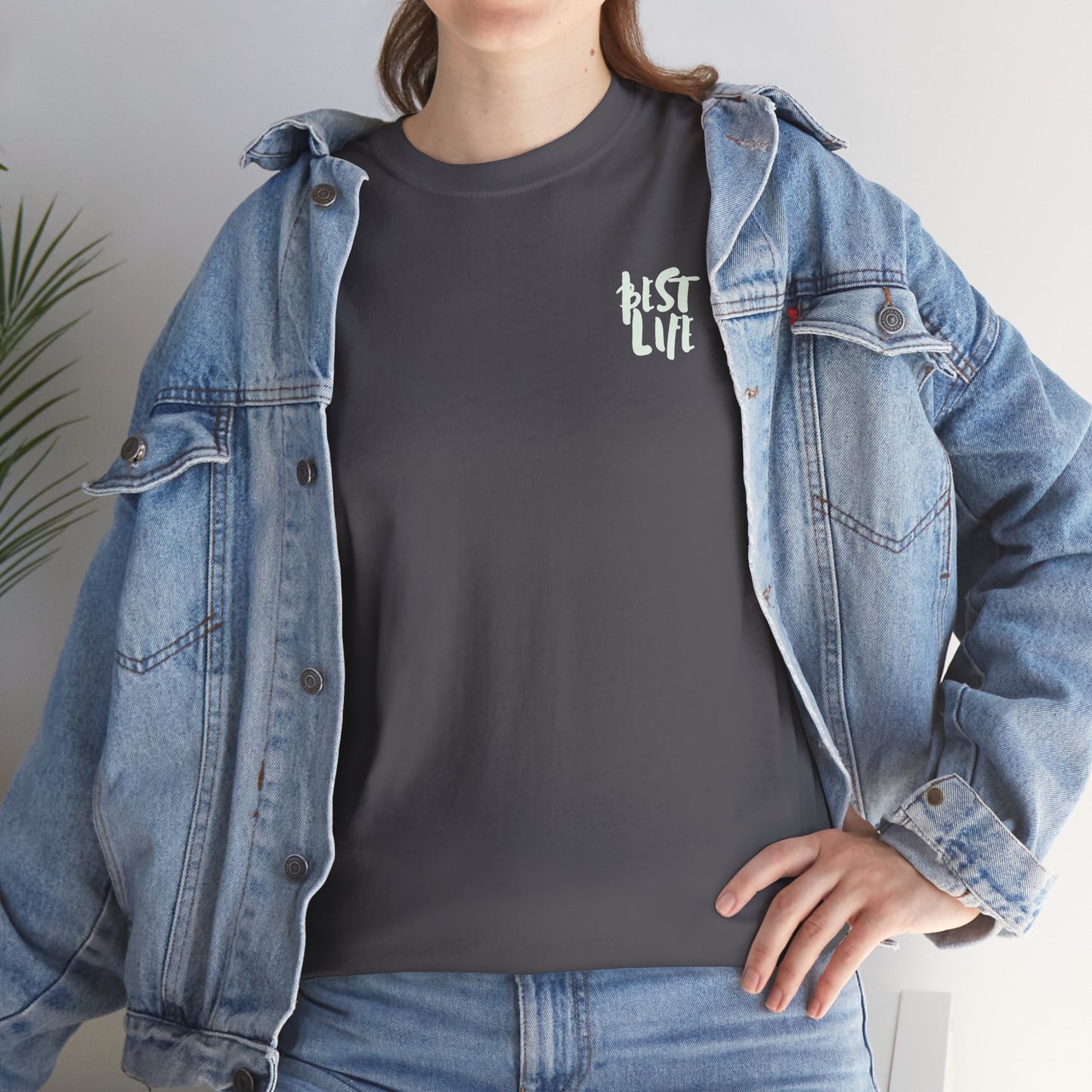 BEST LIFE Unisex Heavy Cotton Tee