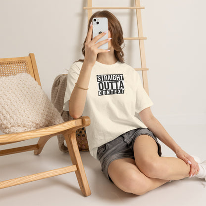 STRAIGHT OUTTA CONTEXT Unisex Heavy Cotton Tee
