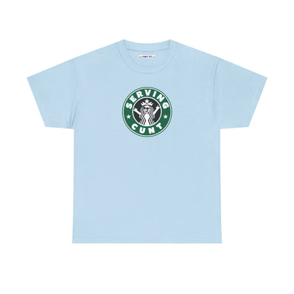 SERVINGCUNT Unisex Heavy Cotton Tee