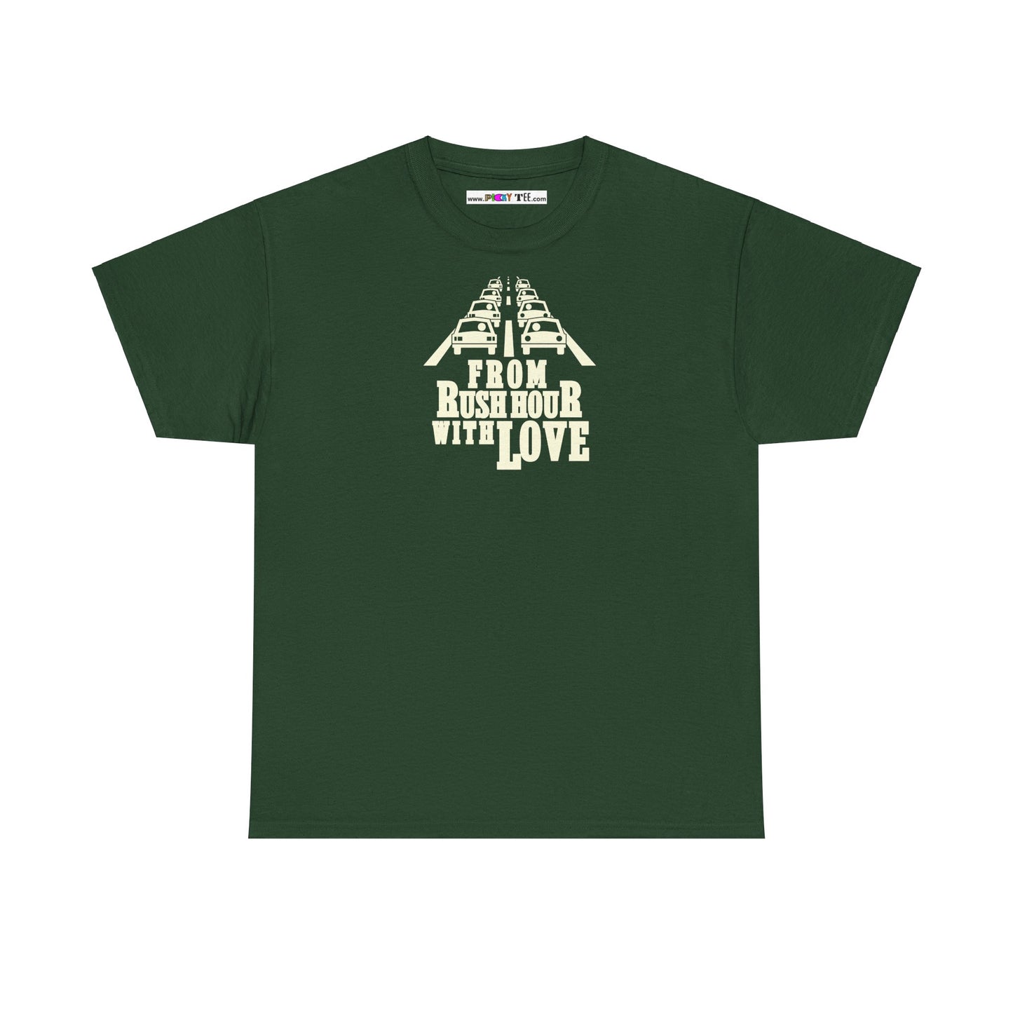 FROM RUSH HOUR WITH LOVE Unisex Heavy Cotton Tee