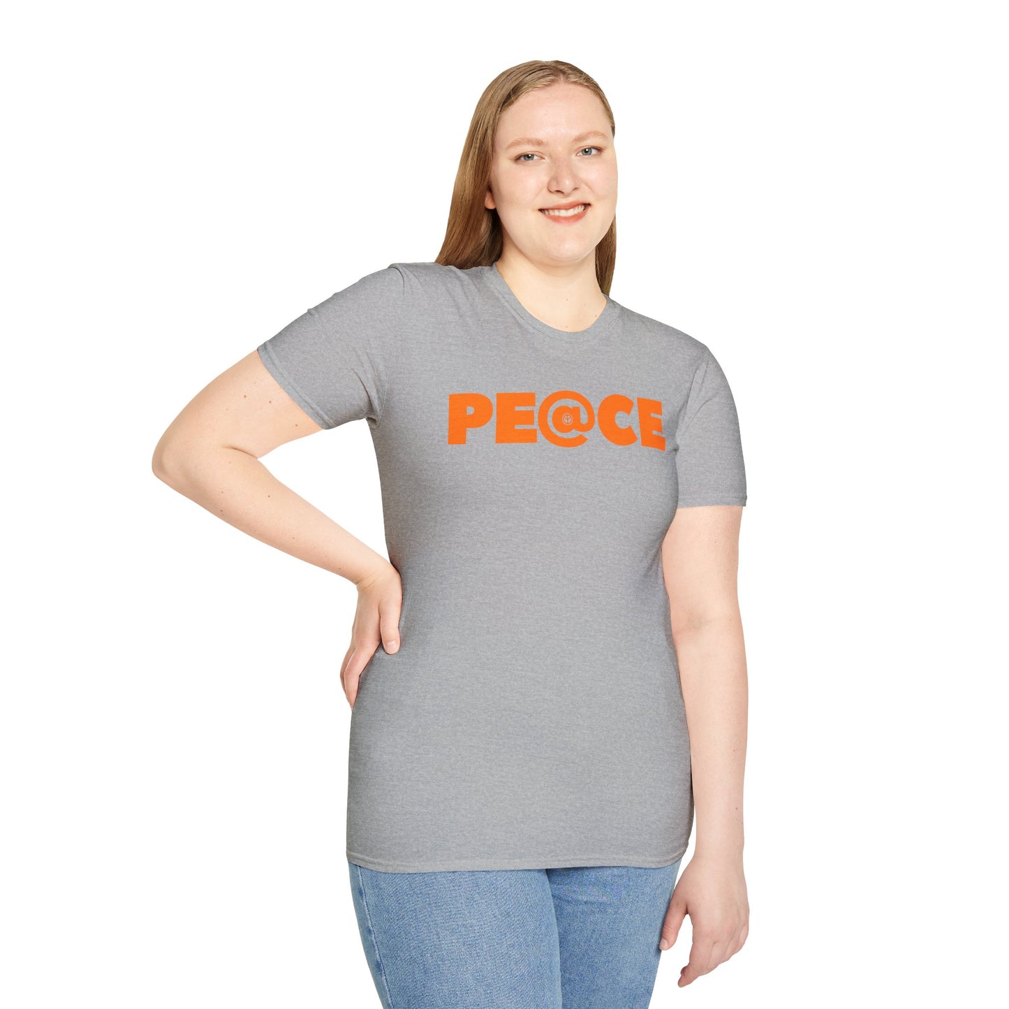 AT PEACE Unisex Softstyle 100% Cotton T-Shirt