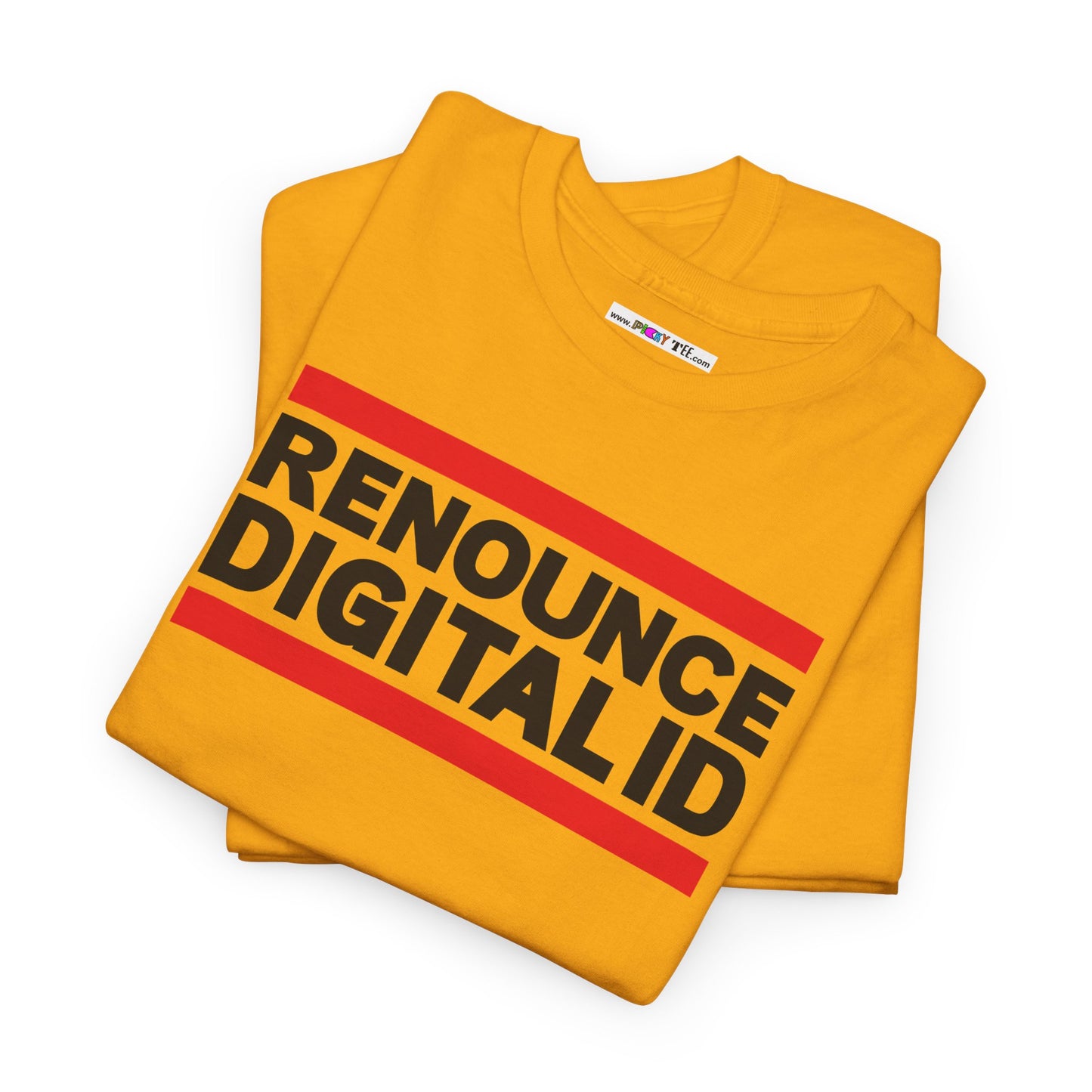 RENOUNCE DIGITAL ID Unisex Heavy Cotton Tee