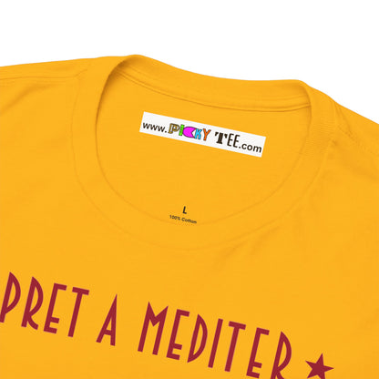 * PRET A MEDITER * Unisex Heavy Cotton Tee