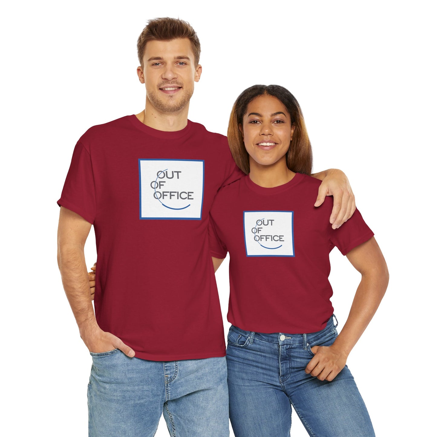 OUT OF OFFICE Unisex Heavy Cotton Tee