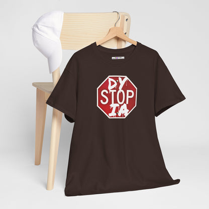 STOP DYSTOPIA Unisex Heavy Cotton Tee