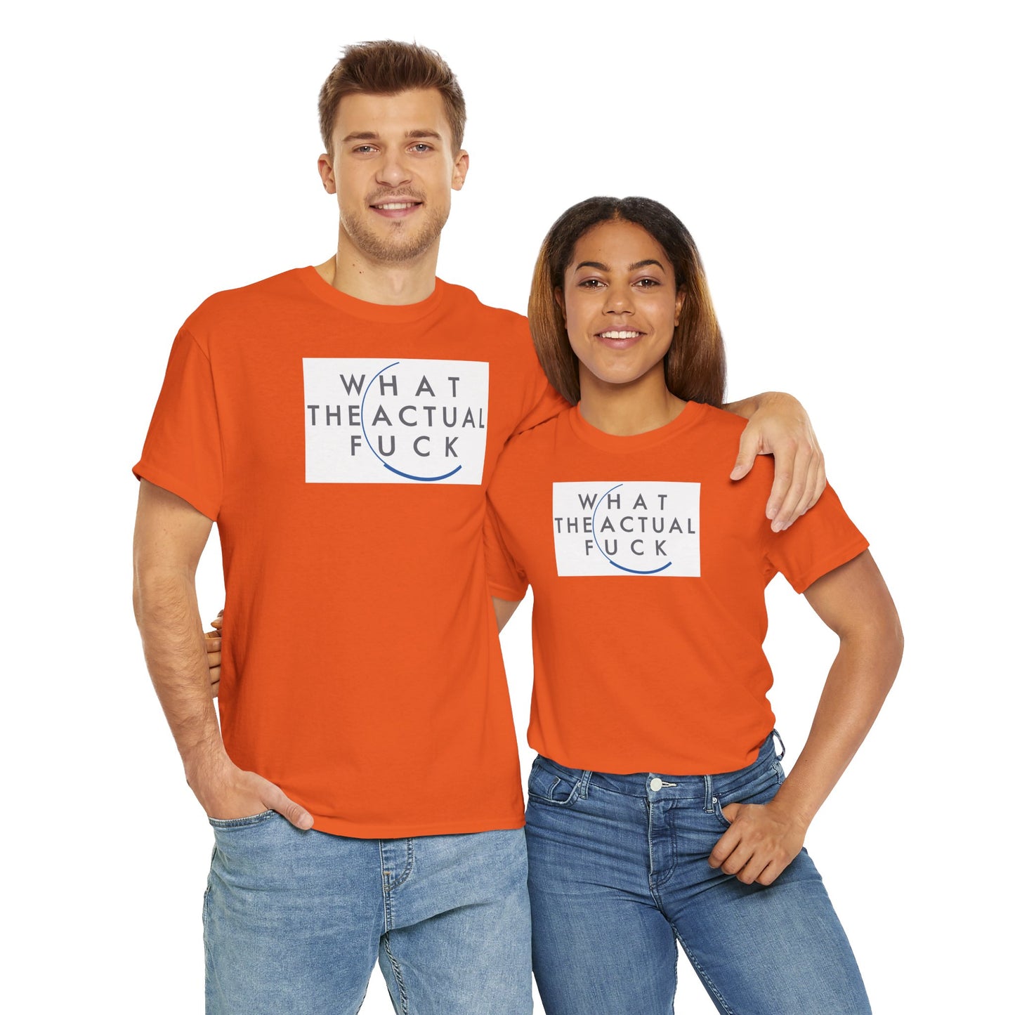 WHAT THE ACTUAL FUCK Unisex Heavy Cotton Tee