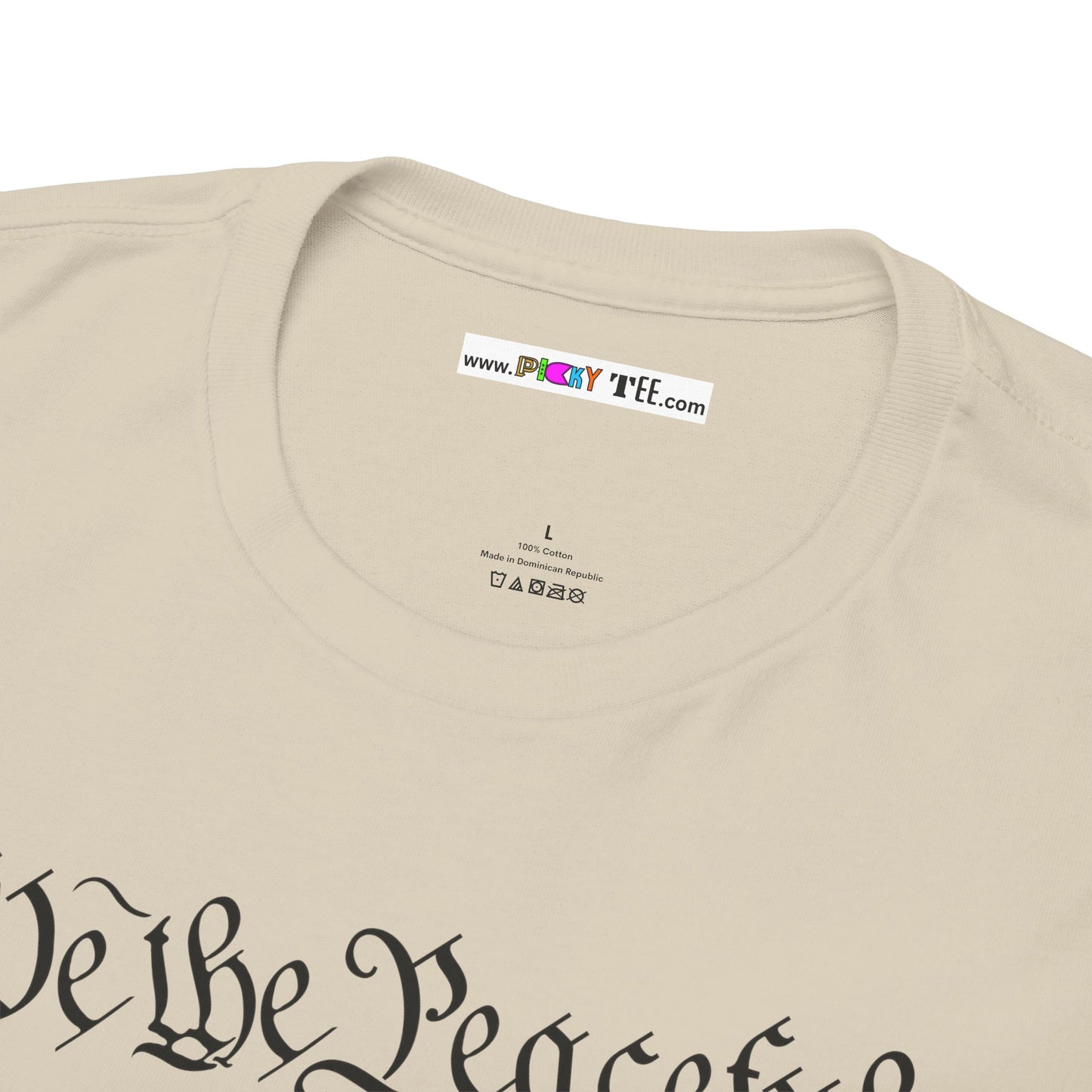 WE THE PEACEFUL Unisex Heavy Cotton Tee