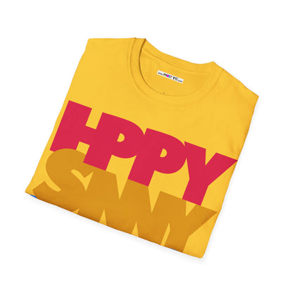 HPPY SNNY DYS Unisex Softstyle 100% Cotton T-Shirt