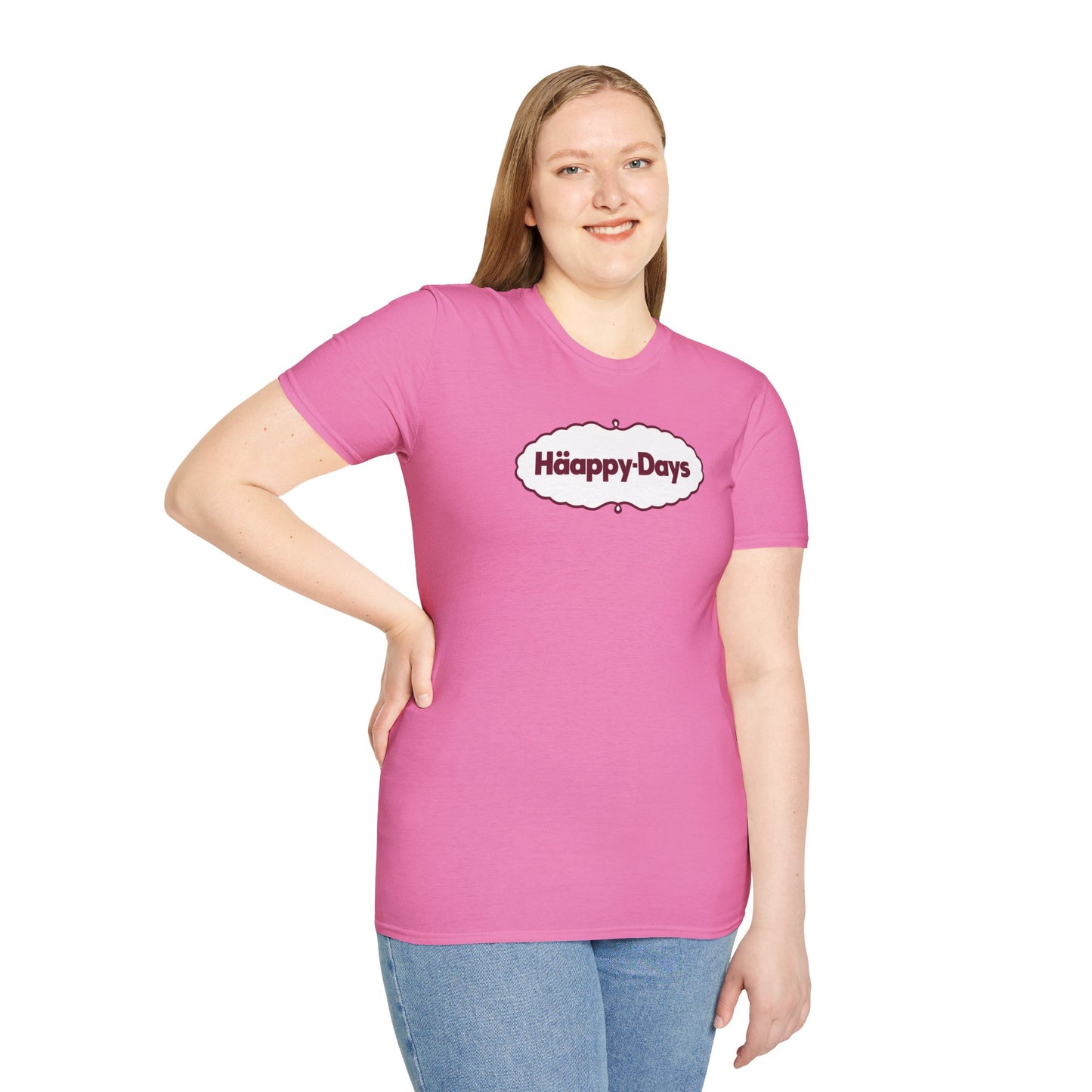 Häappy-Days Unisex Softstyle 100% Cotton T-Shirt