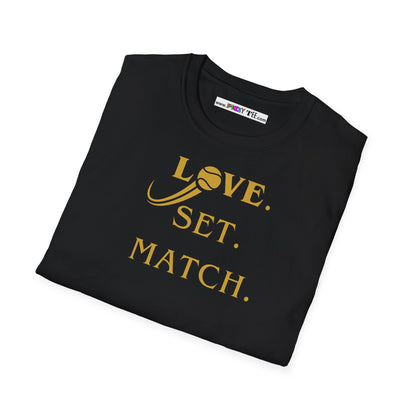 LOVE Set Match Unisex Softstyle 100% Cotton T-Shirt