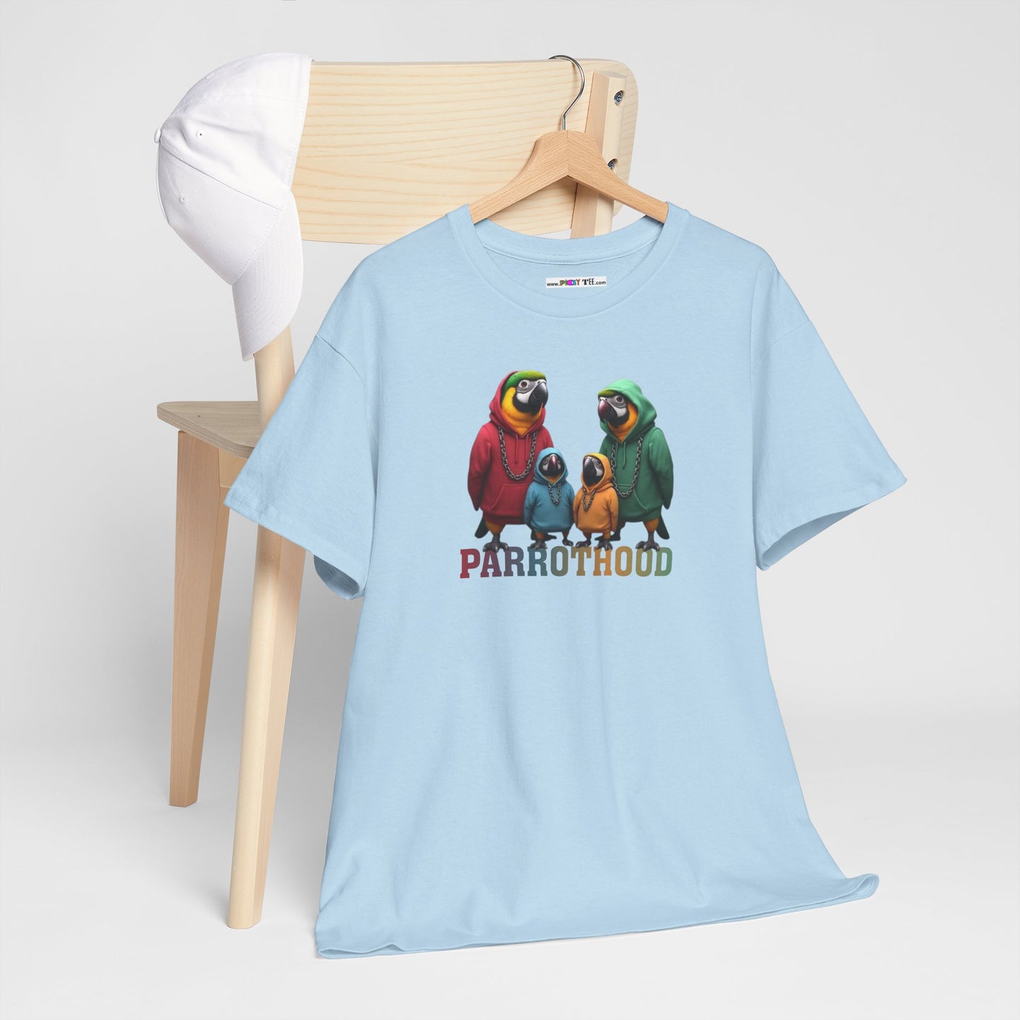 PARROTHOOD Unisex Heavy Cotton Tee