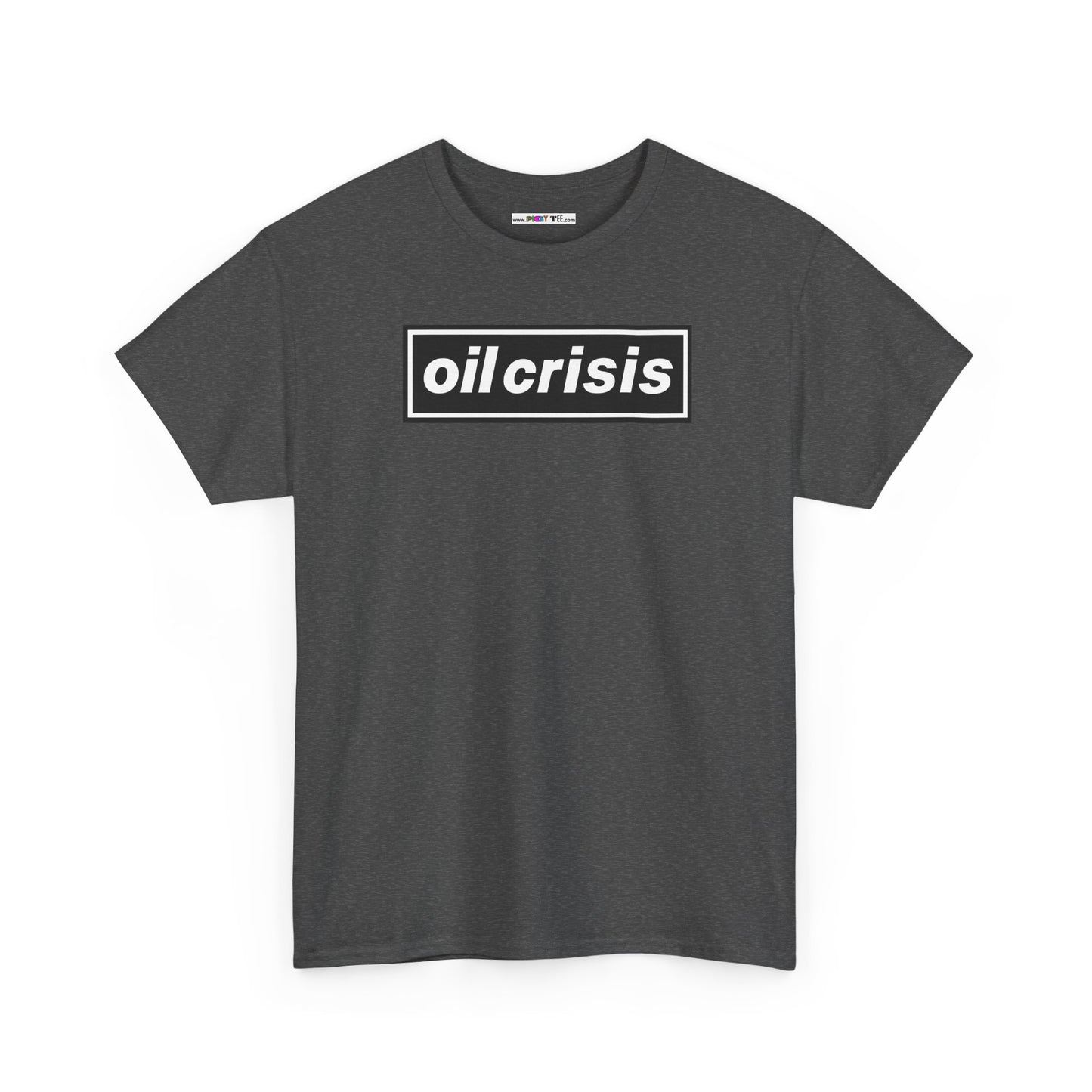 oil crisis/Foil THE crisis Unisex Heavy Cotton Tee