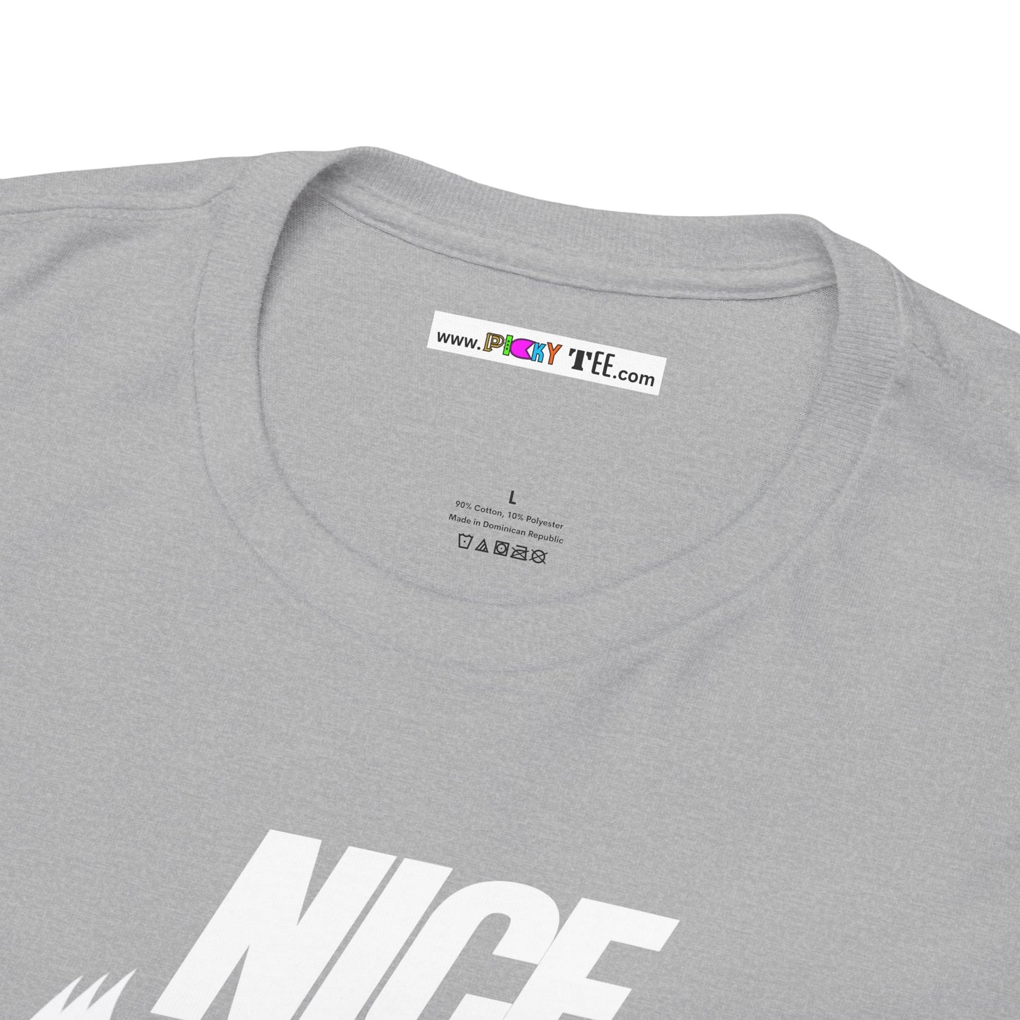 NICE... JUST BE. Unisex Heavy Cotton Tee