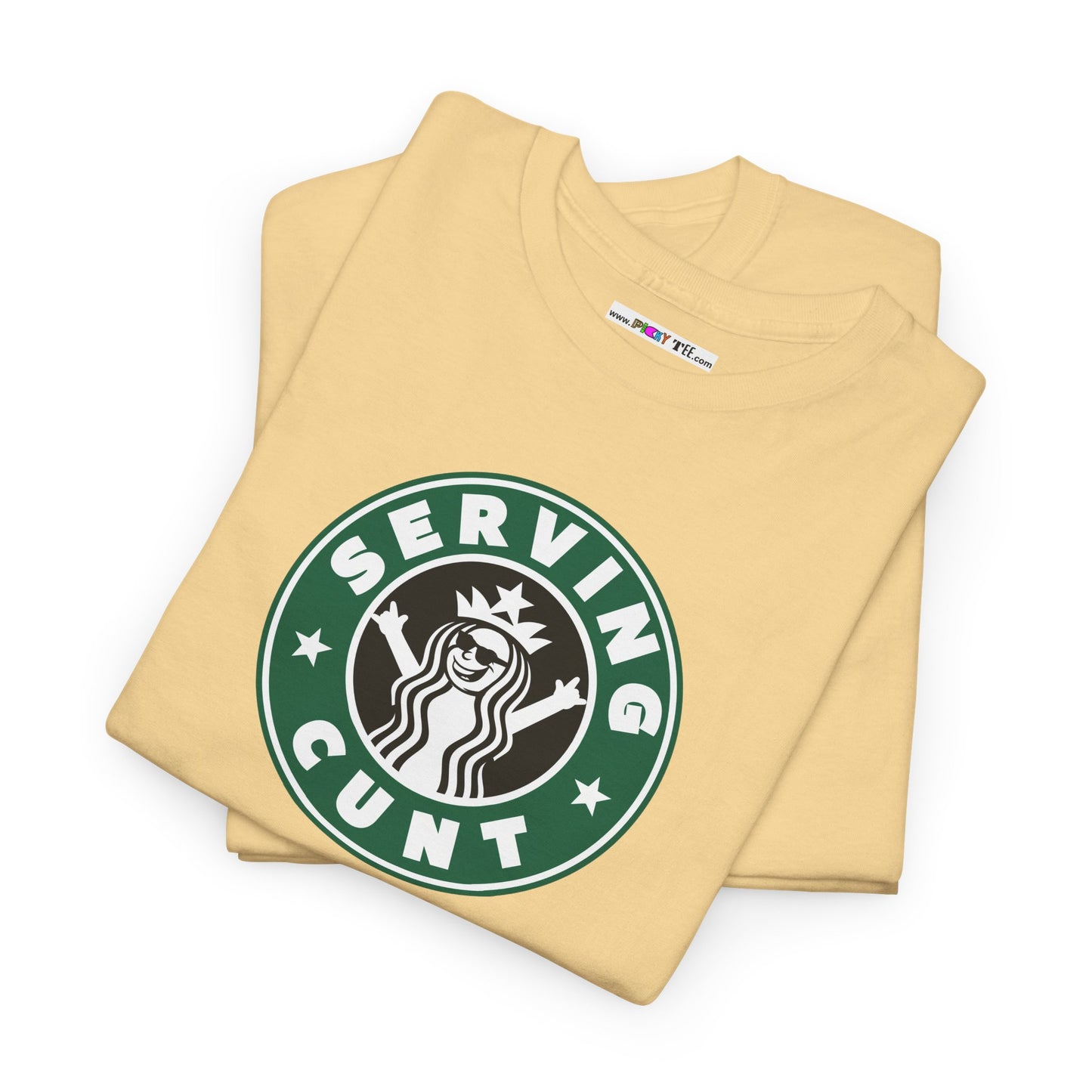 SERVINGCUNT Unisex Heavy Cotton Tee