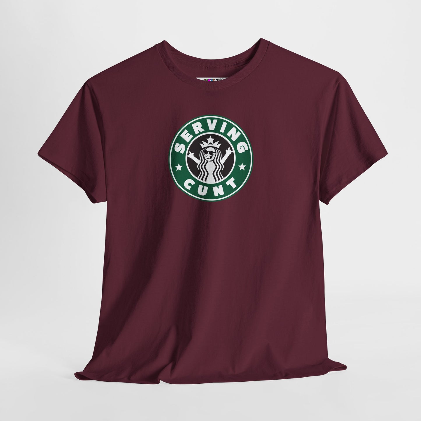 SERVINGCUNT Unisex Heavy Cotton Tee