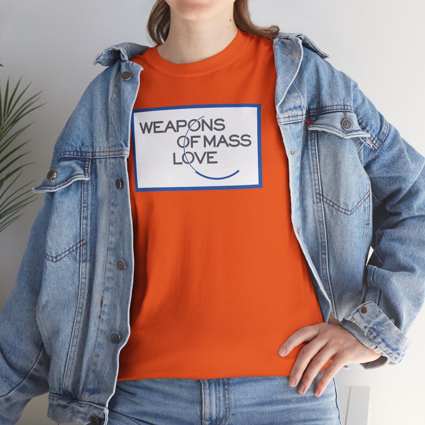 WEAPONS OF MASS LOVE Unisex Heavy Cotton Tee