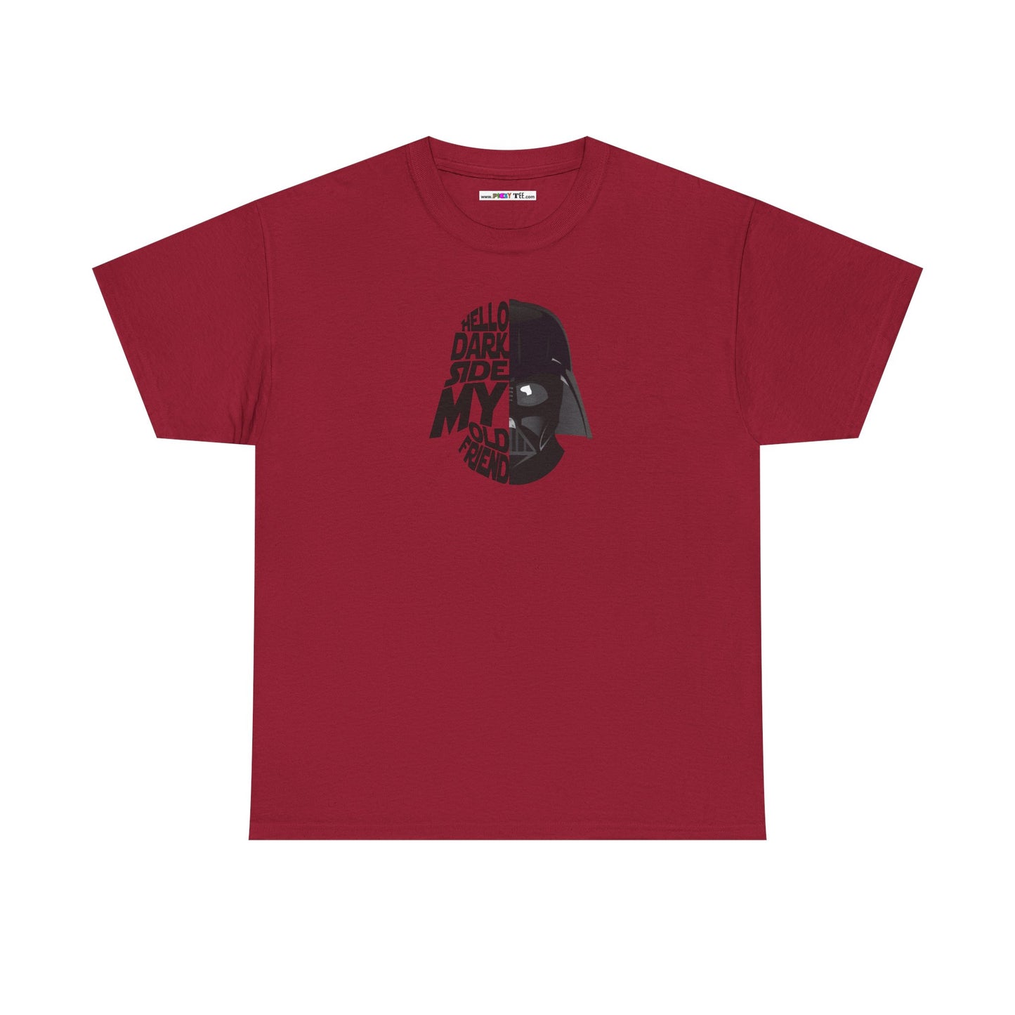 HELLO DARKSIDE MY OLD FRIEND Unisex Heavy Cotton Tee