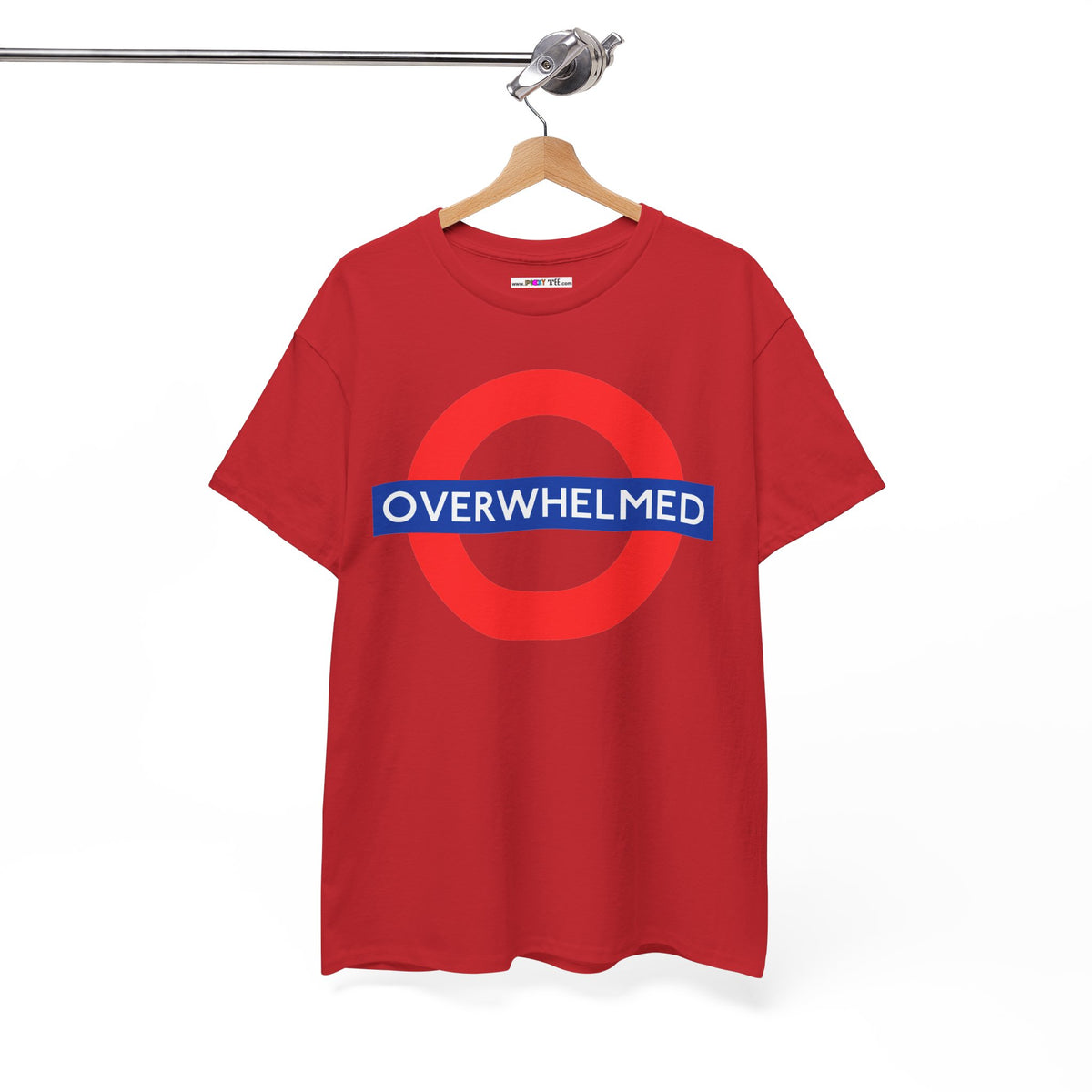 OVERWHELMED Unisex Heavy Cotton Tee