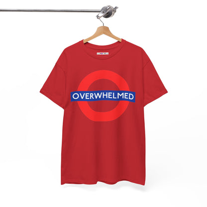 OVERWHELMED Unisex Heavy Cotton Tee