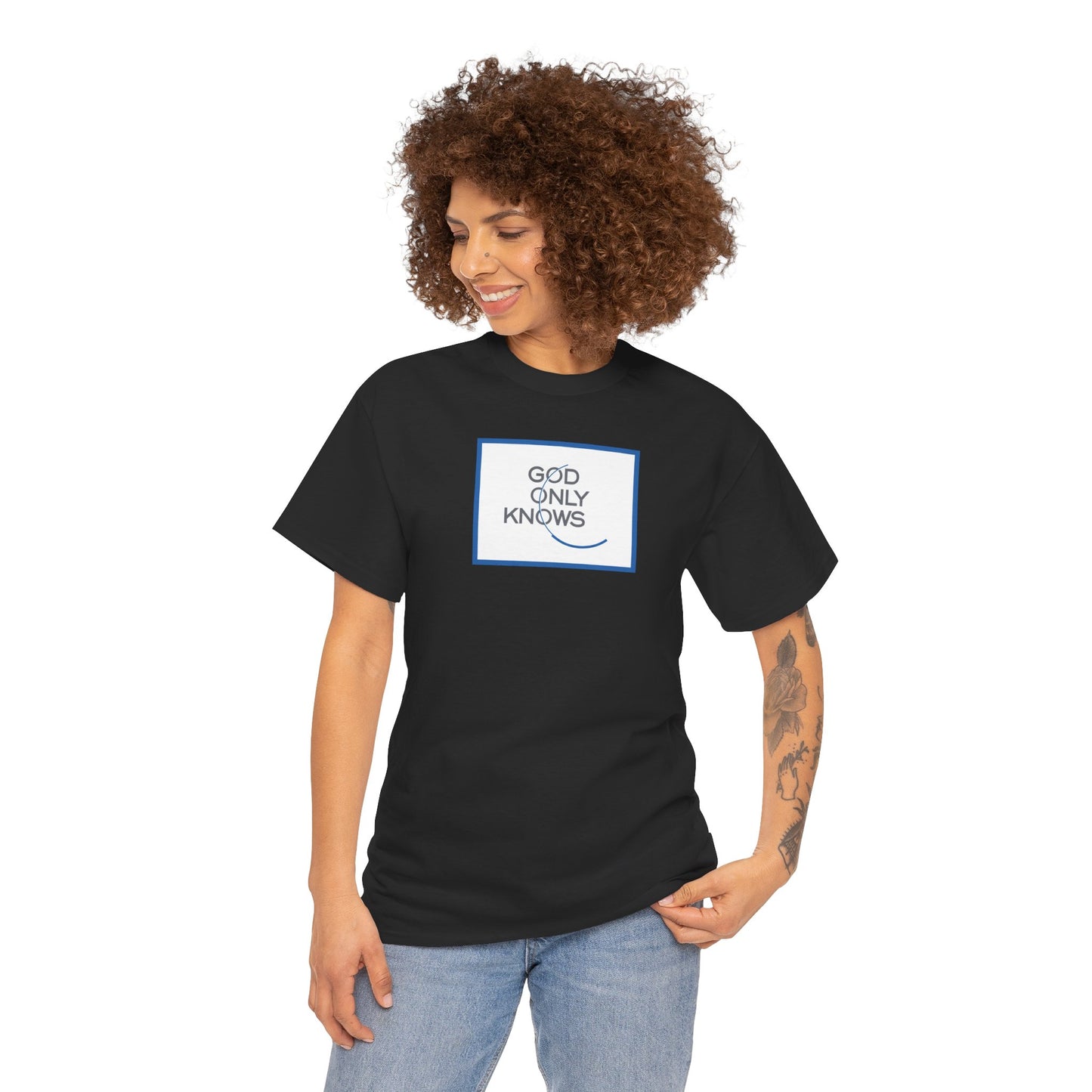 GOD ONLY KNOWS Unisex Heavy Cotton Tee