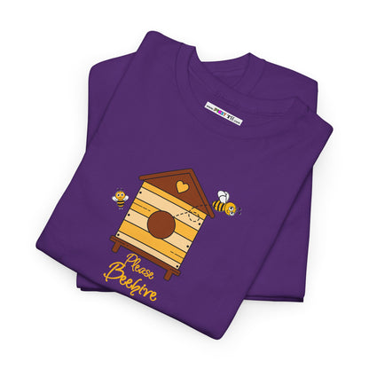 Please Beehive Unisex Heavy Cotton Tee