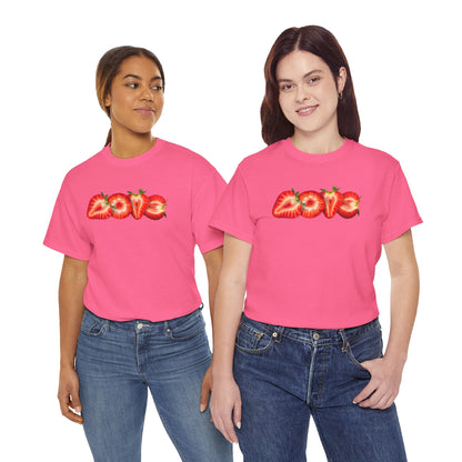 BERRY MUCH LOVE Unisex Heavy Cotton Tee