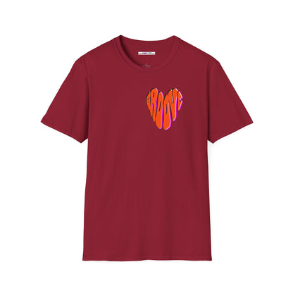 GROOVE is in THE HEART Unisex Softstyle 100% Cotton T-Shirt