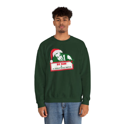 DIE HARD IS A CHRISTMAS MOVIE Unisex Heavy Blend™ Crewneck Sweatshirt