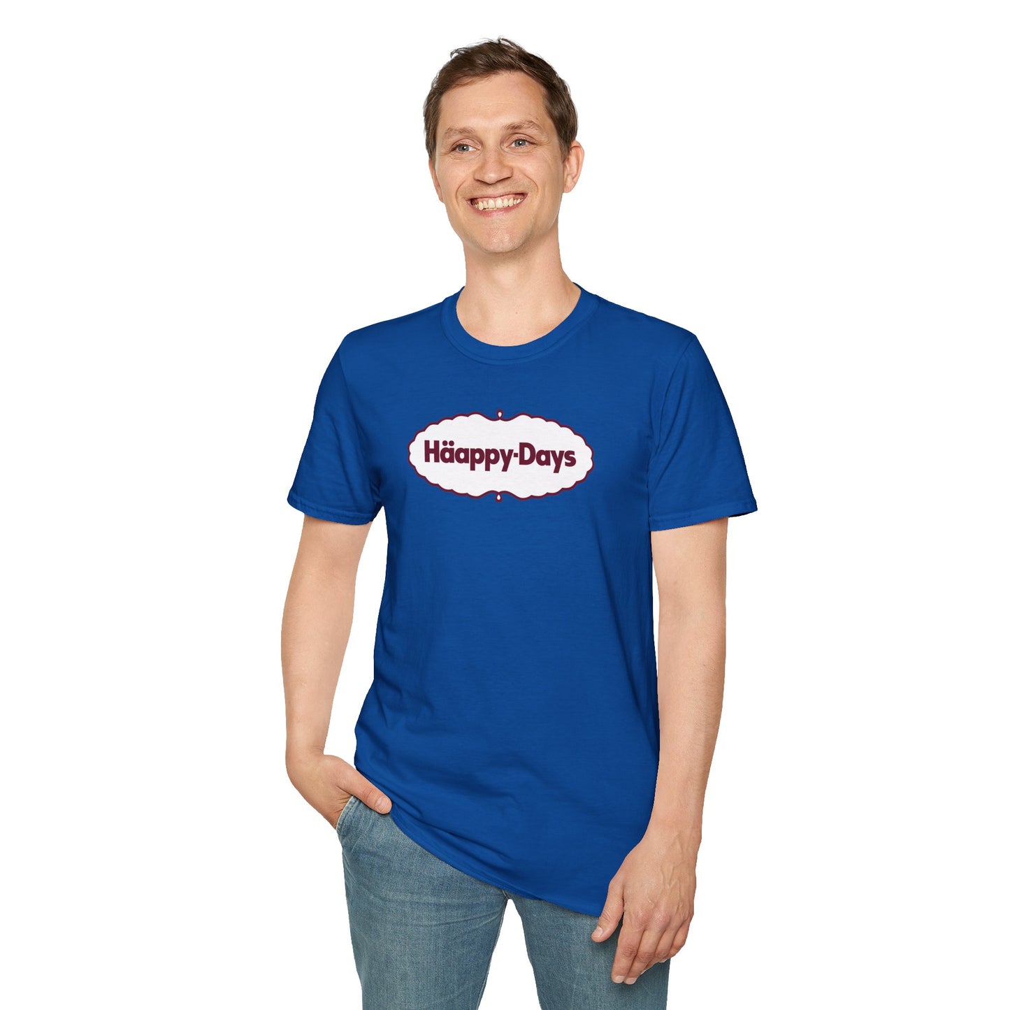 Häappy-Days Unisex Softstyle 100% Cotton T-Shirt