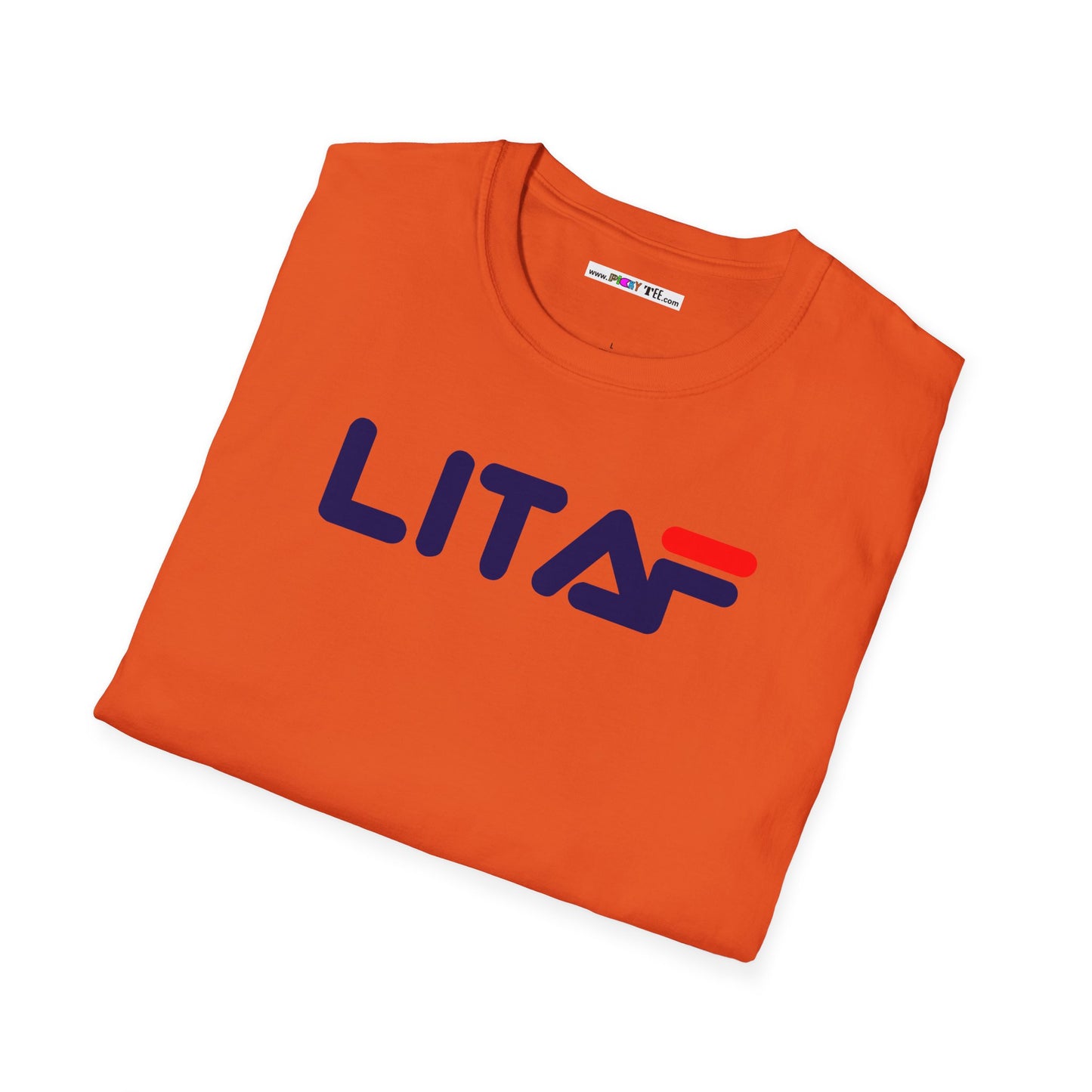 LIT AF Unisex Softstyle 100% Cotton T-Shirt