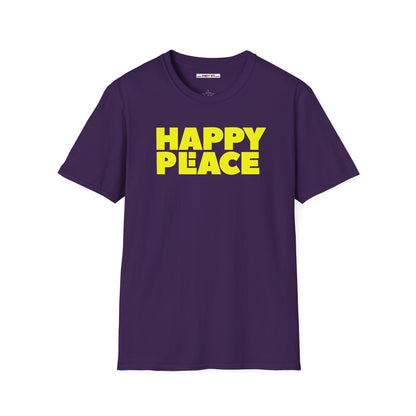HAPPY PLACE/PEACE Unisex Softstyle 100% Cotton T-Shirt
