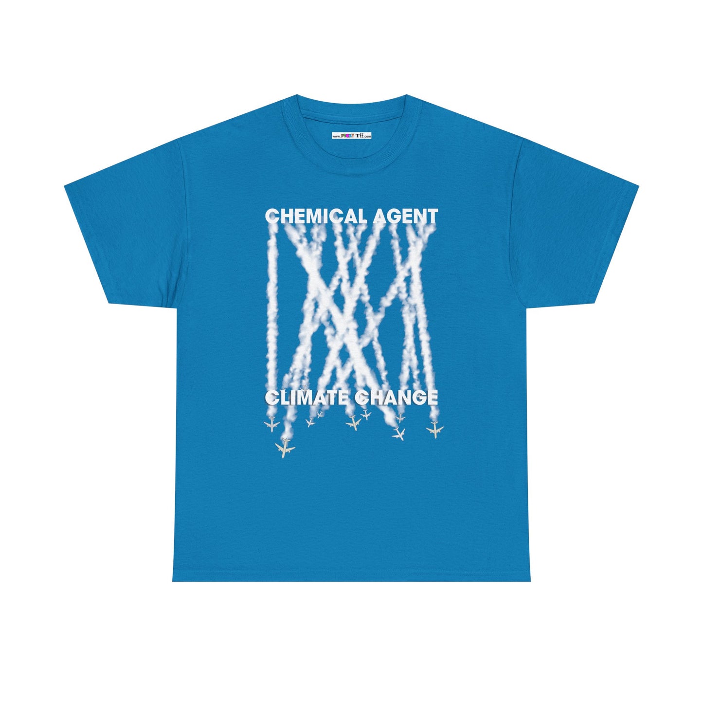 CHEMICAL AGENT/CLIMATE CHANGE Unisex Heavy Cotton Tee