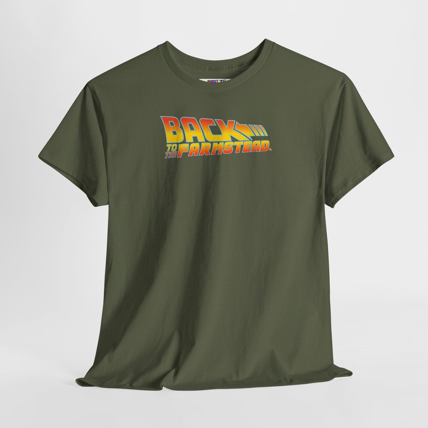 BACK TO THE FARMSTEAD Unisex Heavy Cotton Tee