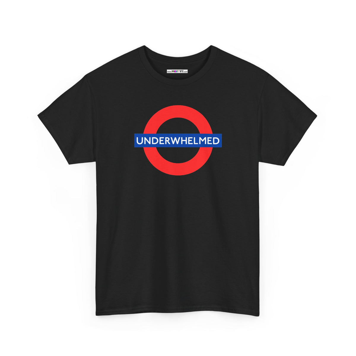 UNDERWHELMED Unisex Heavy Cotton Tee