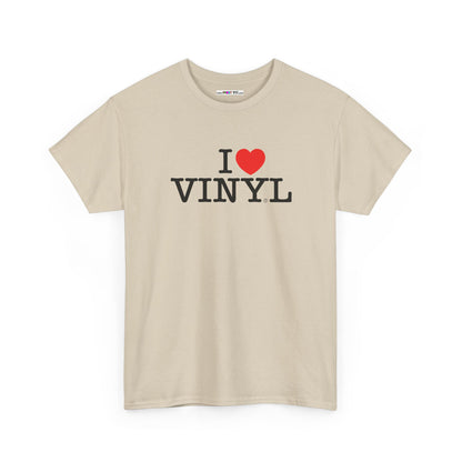 I ❤️ VINYL Unisex Heavy Cotton Tee