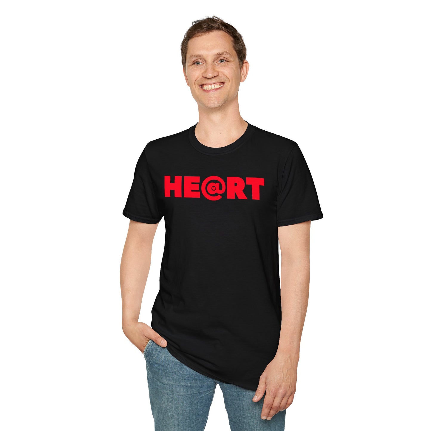 AT HEART Unisex Softstyle 100% Cotton T-Shirt