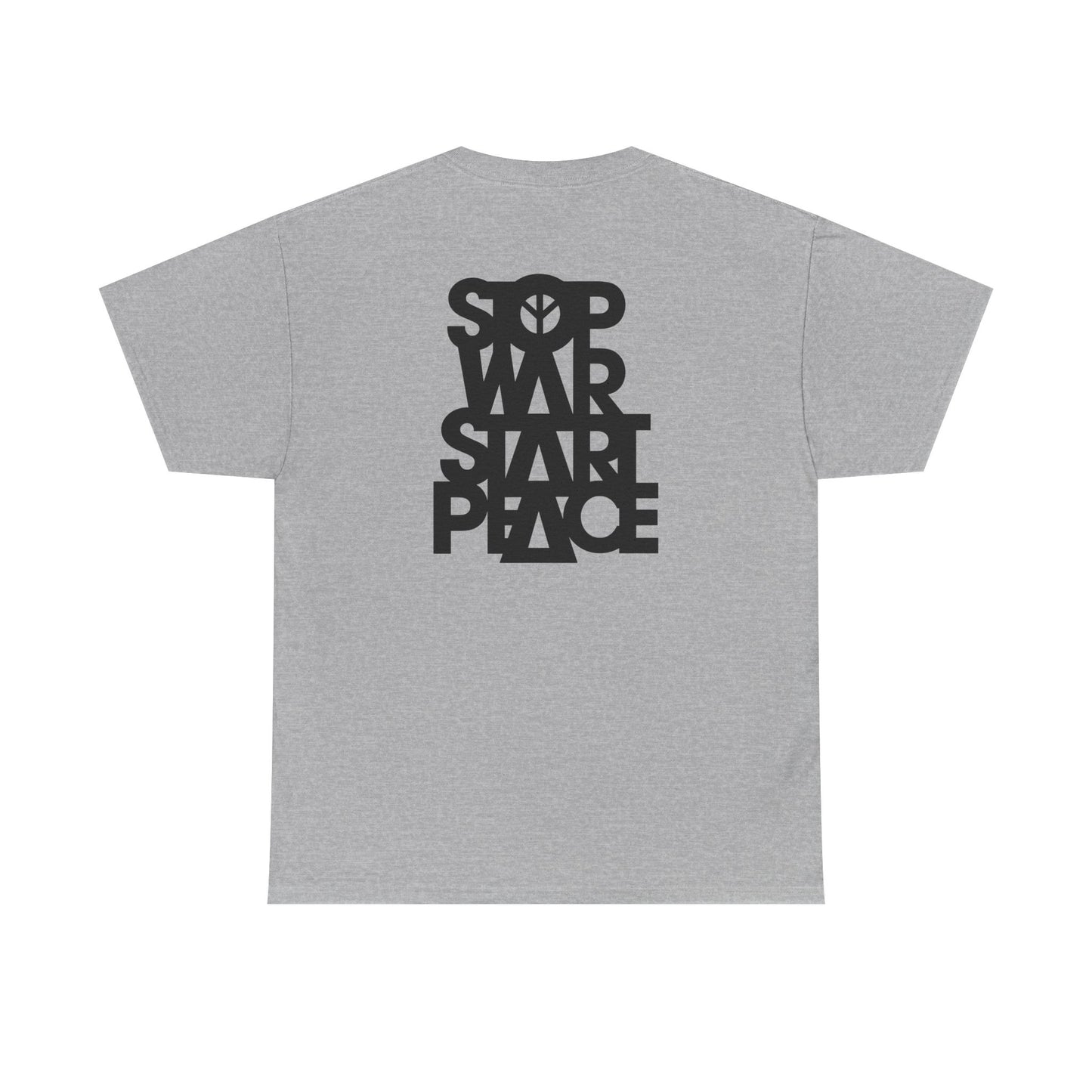 STOP WAR START PEACE Unisex Heavy Cotton Tee