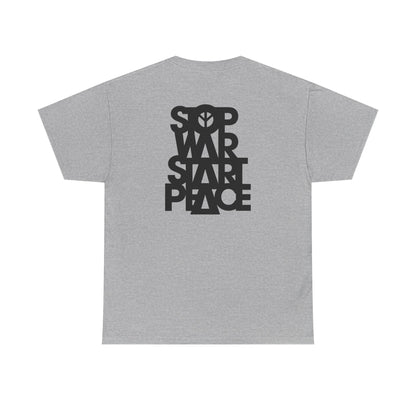 STOP WAR START PEACE Unisex Heavy Cotton Tee
