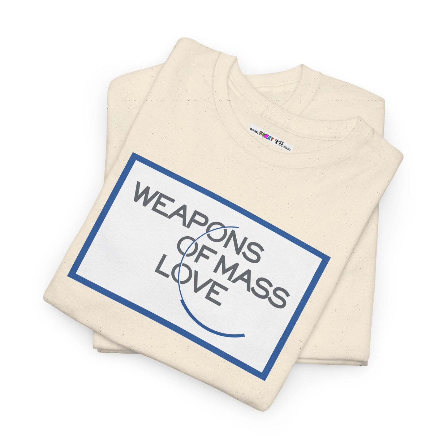 WEAPONS OF MASS LOVE Unisex Heavy Cotton Tee