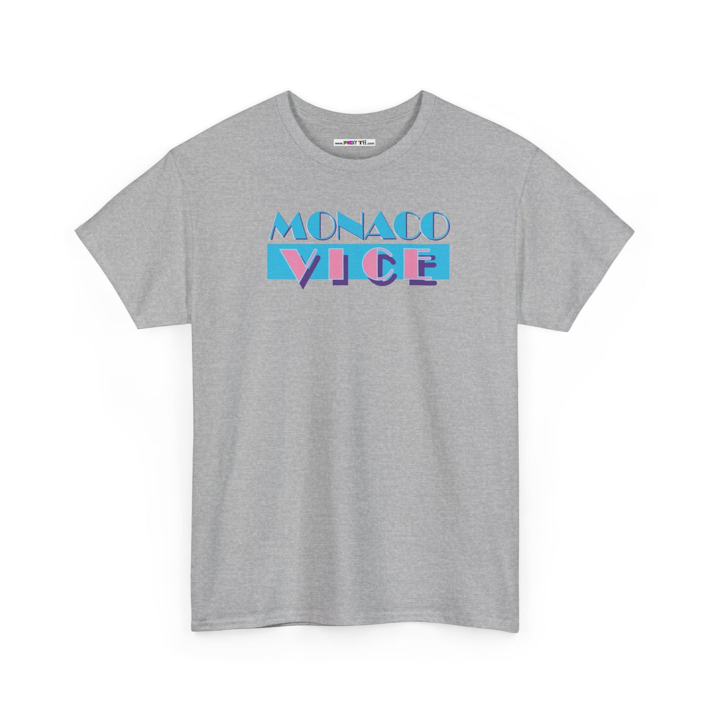 MONACO VICE Unisex Heavy Cotton Tee