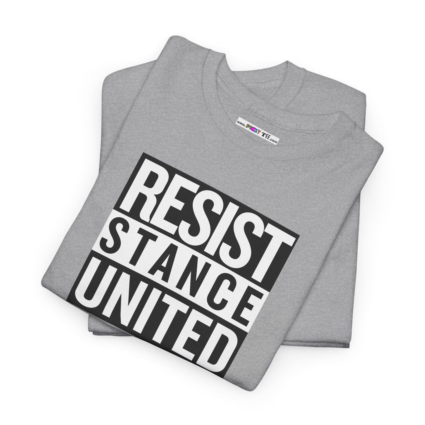 RESIST STANCE UNITED Unisex Heavy Cotton Tee