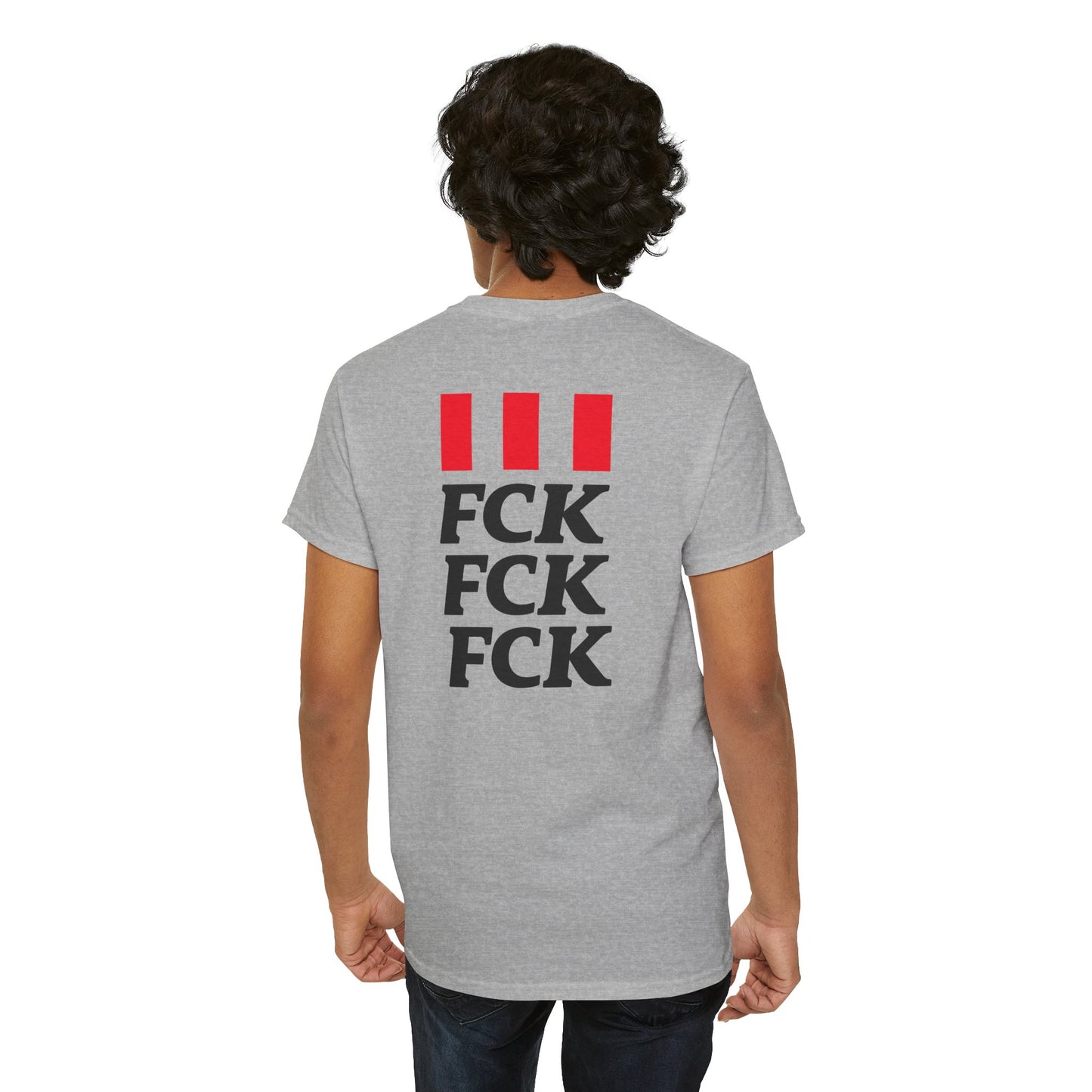 FCK FCK FCK Unisex Heavy Cotton Tee
