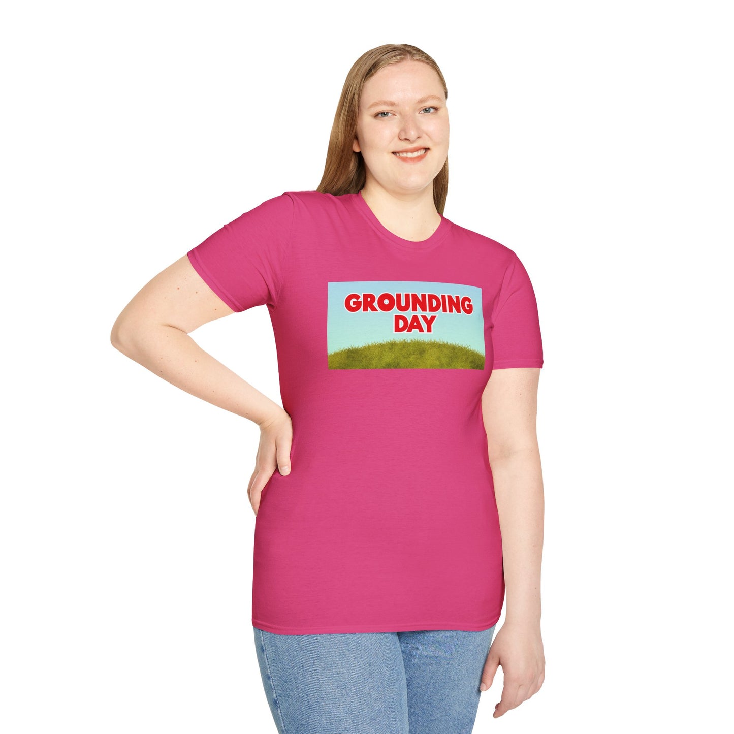 GROUNDING DAY Unisex Softstyle 100% Cotton T-Shirt
