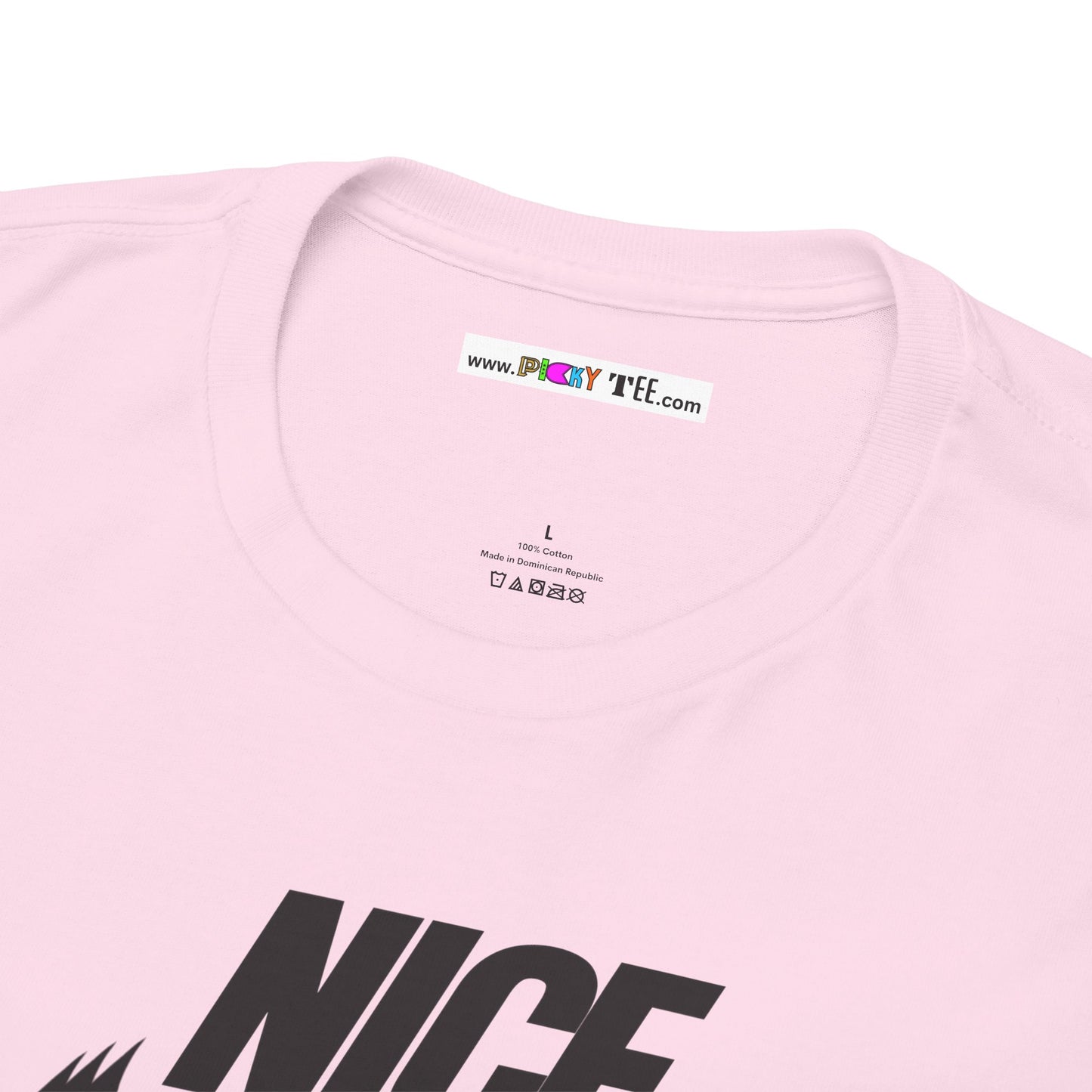 NICE... JUST BE. Unisex Heavy Cotton Tee