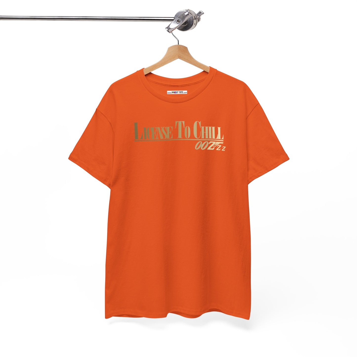 LICENSE TO CHILL 00Zzz Unisex Heavy Cotton Tee