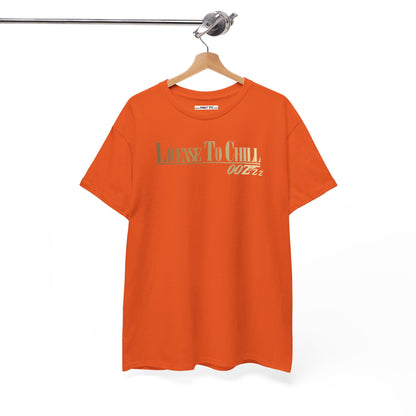 LICENSE TO CHILL 00Zzz Unisex Heavy Cotton Tee