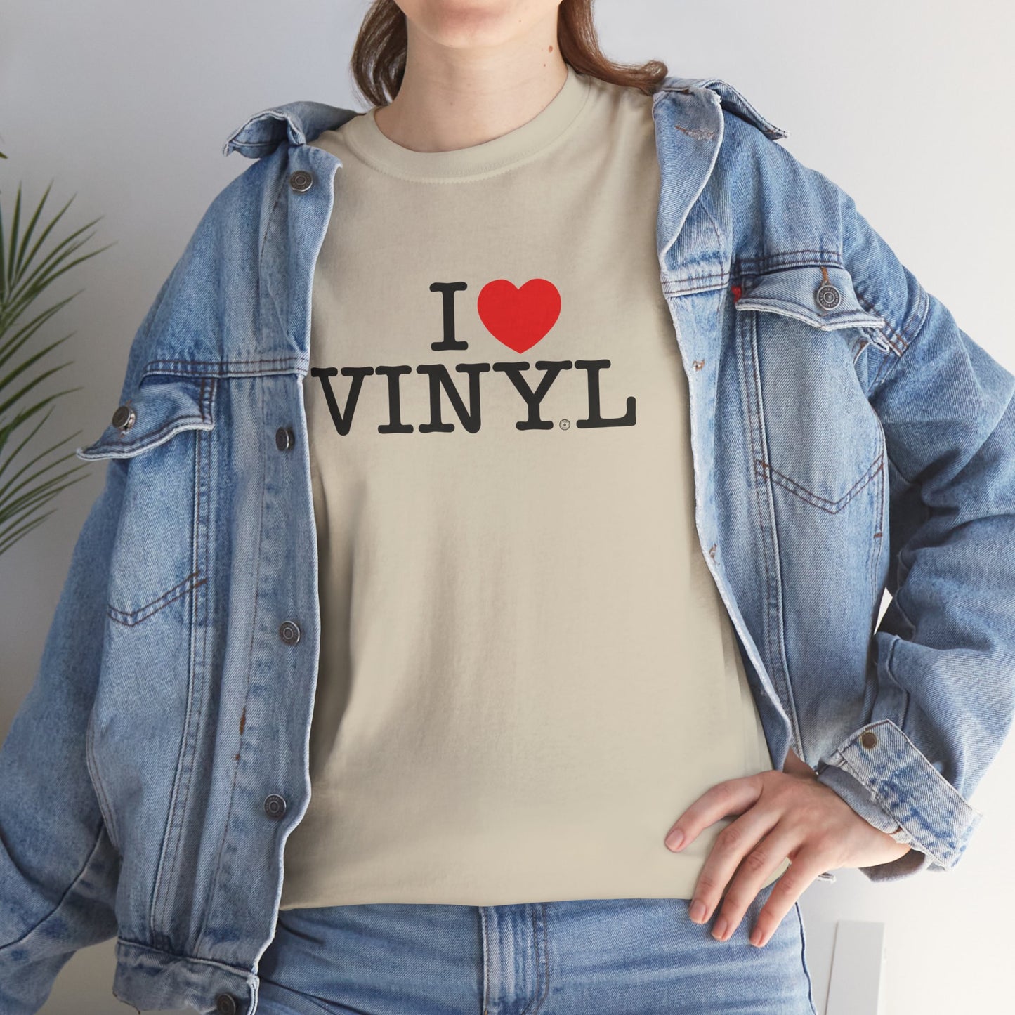 I ❤️ VINYL Unisex Heavy Cotton Tee