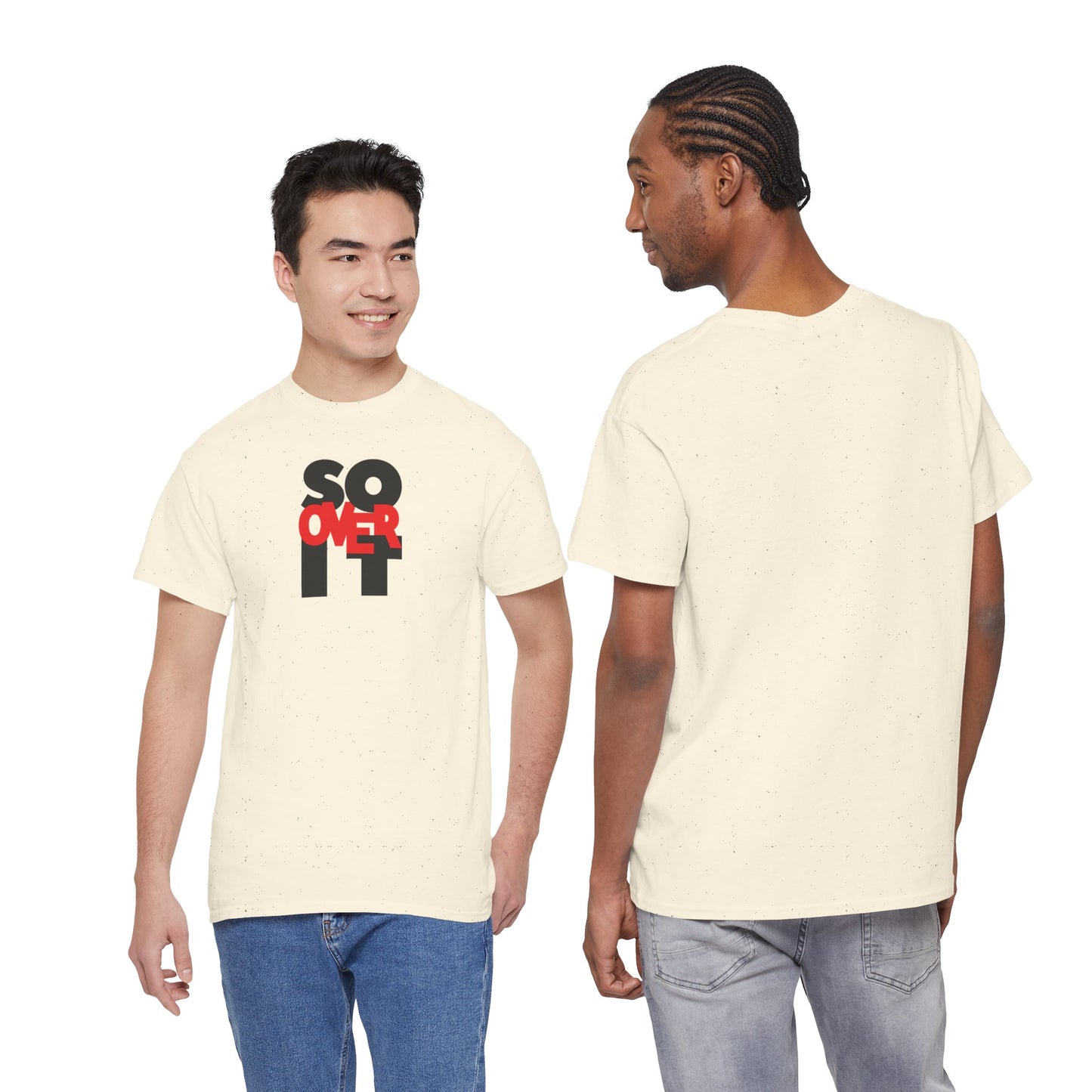SO OVER IT Unisex Heavy Cotton Tee