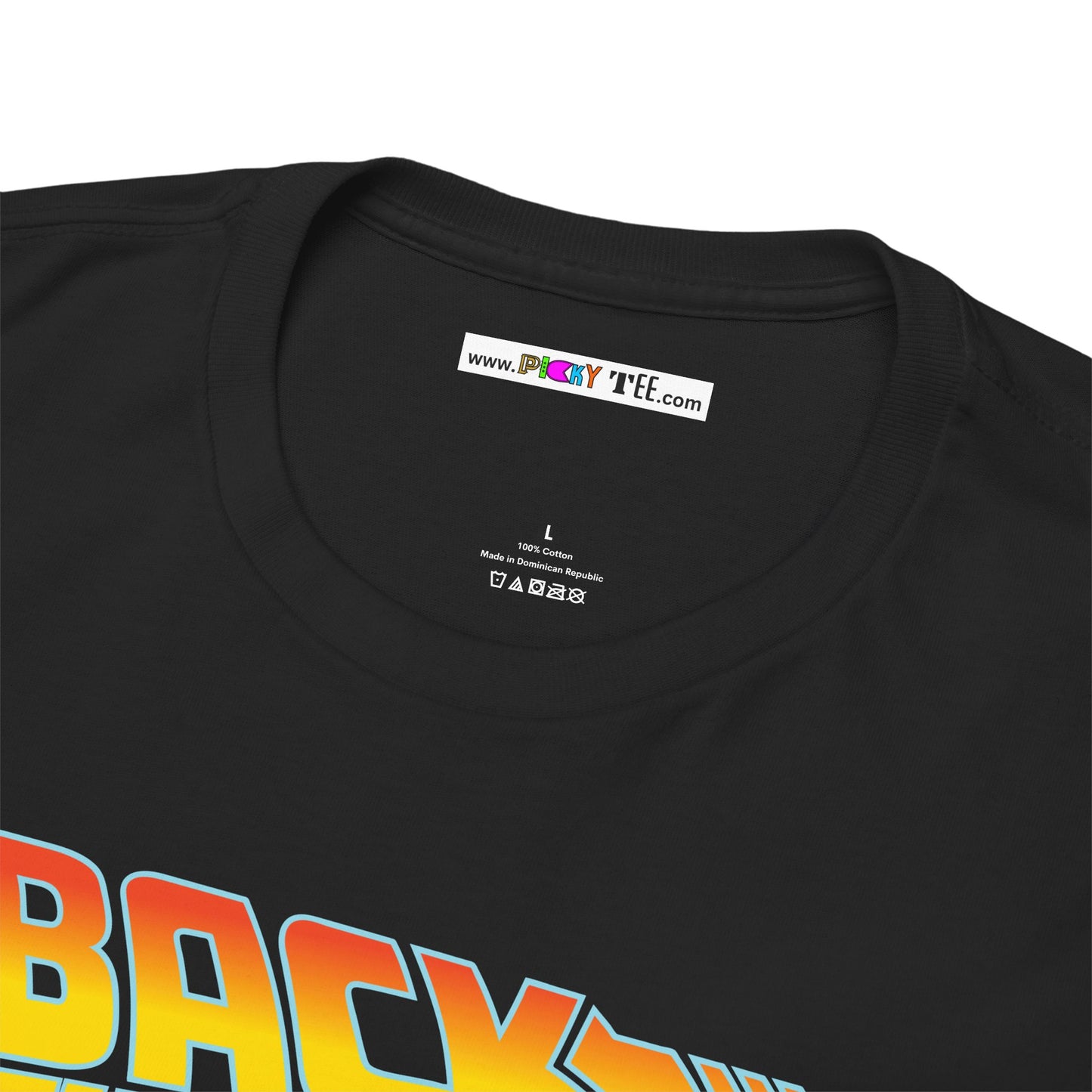 BACK THE FLUX UP Unisex Heavy Cotton Tee
