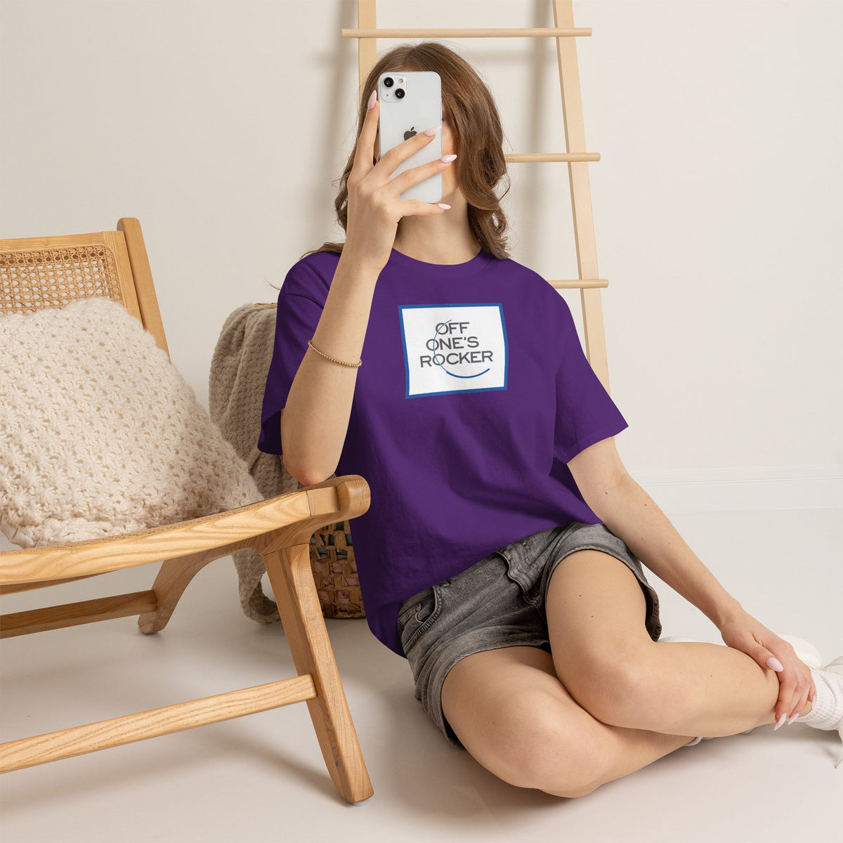 OFF ONE'S ROCKER Unisex Heavy Cotton Tee